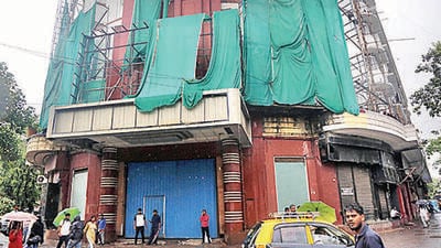 Mumbai, India – July 14, 2023: A view of zeros Cinema, at Churchgate, in Mumbai, India, on Friday, July 14, 2023. (Photo by Bhushan Koyande/HT Photo) Mumbai, India – July 14, 2023: A view of zeros Cinema, at Churchgate, in Mumbai, India, on Friday, July 14, 2023. (Photo by Bhushan Koyande/HT Photo)
