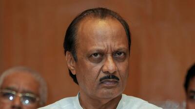 Mumbai: Maharashtra Deputy Chief Minister Ajit Pawar during a press conference in Mumbai, Friday, July 7, 2023. (PTI Photo/Shashank Parade)(PTI07_07_2023_000294B) (PTI) Mumbai: Maharashtra Deputy Chief Minister Ajit Pawar during a press conference in Mumbai, Friday, July 7, 2023. (PTI Photo/Shashank Parade)(PTI07_07_2023_000294B) (PTI)