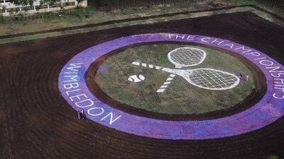 The biggest Wimbledon logo