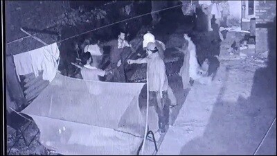 The entire incident was caught on a CCTV camera installed in an adjacent house. (HT) The entire incident was caught on a CCTV camera installed in an adjacent house. (HT)
