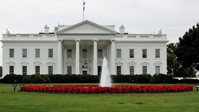 FILE PHOTO: A general view of the White House, where over the Fourth of July holiday weekend cocaine was discovered in an entry area where visitors place electronics and other belongings before taking tours, in Washington, U.S. June 12, 2023. REUTERS/Jonathan Ernst/File Photo (REUTERS)