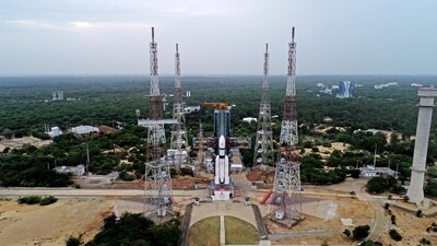 The countdown leading to the launch at 14:35:17 Hrs. IST is progressing. The countdown leading to the launch at 14:35:17 Hrs. IST is progressing.