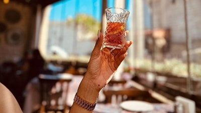 Malaika Arora also gave a glimpse of her drink as she made the most of her time in Baku. She has a lot to celebrate, including her music video Tera Ki Khayal with Guru Randhawa and her dance number Aap Jaisa Koi in Ayushmann Khurrana film, An Action Hero. Malaika Arora also gave a glimpse of her drink as she made the most of her time in Baku. She has a lot to celebrate, including her music video Tera Ki Khayal with Guru Randhawa and her dance number Aap Jaisa Koi in Ayushmann Khurrana film, An Action Hero. 
