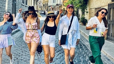 Sharing several pictures from Baku on Instagram, Malaika said it was her “kind of perfect day” as she had a blast with her friends on the first day of the trip. Baku is the capital of Azerbaijan. Sharing several pictures from Baku on Instagram, Malaika said it was her “kind of perfect day” as she had a blast with her friends on the first day of the trip. Baku is the capital of Azerbaijan.