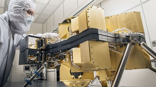 A picture of the NIRCam before it was installed on the James Webb Telescope. (Lockheed Martin)