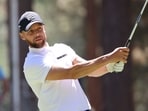 STATELINE, NEVADA - JULY 14: Stephen Curry of the NBA Golden State Warriors hits the tee on the 7th hole on Day One of the 2023 American Century Championship at Edgewood Tahoe Golf Course on July 14, 2023 in Stateline, Nevada.   Isaiah Vazquez/Getty Images/AFP (Photo by Isaiah Vazquez / GETTY IMAGES NORTH AMERICA / Getty Images via AFP)