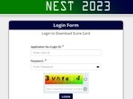NEST 2023 scorecard released at nestexam.in