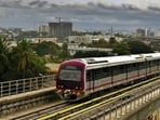 The trail run will be conducted with six coach metro train from August 22. The trail run will be conducted with six coach metro train from August 22.