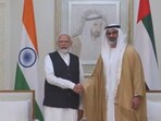 Prime Minister Narendra Modi with UAE President Sheikh Mohamed bin Zayed. Prime Minister Narendra Modi with UAE President Sheikh Mohamed bin Zayed.