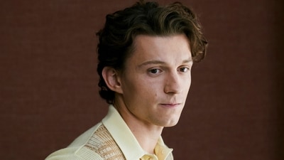 Tom Holland poses for a portrait to promote the television miniseries "The Crowded Room" on Thursday, June 1, 2023, in New York. (Photo by Taylor Jewell/Invision/AP) (Taylor Jewell/Invision/AP) Tom Holland poses for a portrait to promote the television miniseries "The Crowded Room" on Thursday, June 1, 2023, in New York. (Photo by Taylor Jewell/Invision/AP) (Taylor Jewell/Invision/AP)
