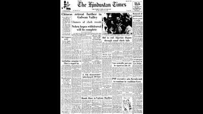 HT This Day: July 16, 1962 -- Chinese retreat further in Galwan Valley HT This Day: July 16, 1962 -- Chinese retreat further in Galwan Valley