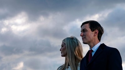 Daughter of former US President, Ivanka Trump and husband Jared Kushner, are seen. (AFP) Daughter of former US President, Ivanka Trump and husband Jared Kushner, are seen. (AFP)