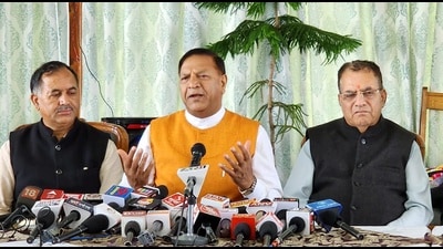 Bharatiya Janata Party (BJP) state president Rajeev Bindal on Saturday slammed the Sukhvinder Singh Sukhu-led state government for increase VAT on diesel “when the state is still coping up in the natural calamity”. (HT Photo)