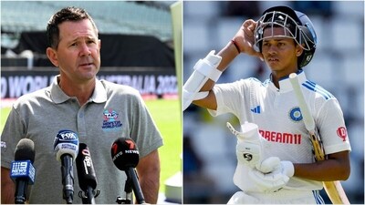 Ricky Ponting (L) lauded Yashasvi Jaiswal but expressed concern over the absent Indian batter in the WI squad (File/ANI) Ricky Ponting (L) lauded Yashasvi Jaiswal but expressed concern over the absent Indian batter in the WI squad (File/ANI)