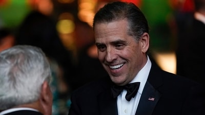 FILE - Hunter Biden talks with guests before President Joe Biden offers a toast during a State Dinner for India's Prime Minister Narendra Modi at the White House in Washington, June 22, 2023. The Republican chairmen of three key House committees are joining forces to probe the Justice Department's handling of charges against Hunter Biden after making sweeping claims about misconduct at the agency. (AP) FILE - Hunter Biden talks with guests before President Joe Biden offers a toast during a State Dinner for India's Prime Minister Narendra Modi at the White House in Washington, June 22, 2023. The Republican chairmen of three key House committees are joining forces to probe the Justice Department's handling of charges against Hunter Biden after making sweeping claims about misconduct at the agency. (AP)