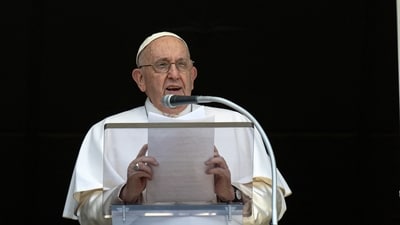 Pope Francis (via REUTERS)