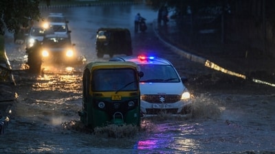 The rain brought the maximum temperature in the city down a notch to 34.6 degrees Celsius, the India Meteorological Department (IMD) said. 