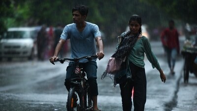 Saturday's rain may lead to a rise in the water level in the Yamuna, which has been flowing above the danger mark of 205.33 metres for days, reported PTI. (Raj K Raj/ Hindustan Times)
