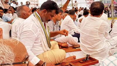 Rajasthan Congress leader Gopal Kesawat participating at a recent Congress event. (Facebook/GopalKeshawatOfficial) Rajasthan Congress leader Gopal Kesawat participating at a recent Congress event. (Facebook/GopalKeshawatOfficial)