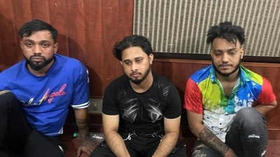 The suspects in police custody. (Parveen Kumar/ HT) The suspects in police custody. (Parveen Kumar/ HT)