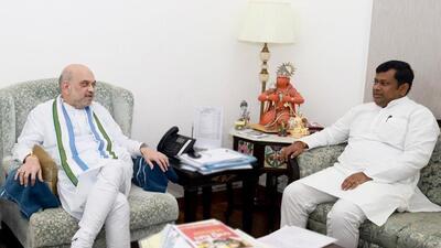 West Bengal BJP chief Sukanta Majumdar’s statement came a day after meeting Union minister Amit Shah in Delhi (Twitter/DrSukantaBJP) West Bengal BJP chief Sukanta Majumdar’s statement came a day after meeting Union minister Amit Shah in Delhi (Twitter/DrSukantaBJP)