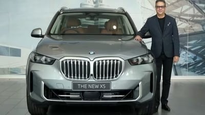 BMW India chair Vikram Pawah with the all-new X5 (Image courtesy: BMW) BMW India chair Vikram Pawah with the all-new X5 (Image courtesy: BMW)