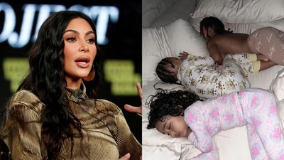 Fans expressed concern over Kim Kardashian's recent Instagram post featuring her children sleeping. (Instagram) Fans expressed concern over Kim Kardashian's recent Instagram post featuring her children sleeping. (Instagram)