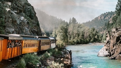 Trains have the special quality of making the journey itself more beautiful than the destination. (Pexels ) Trains have the special quality of making the journey itself more beautiful than the destination. (Pexels )