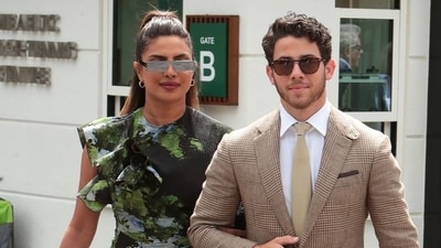 Priyanka Chopra and Nick Jonas at Wimbledon Priyanka Chopra and Nick Jonas at Wimbledon