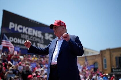 Is he gone mad?, Saturday, July 1, 2023, in Pickens, S.C. (AP Photo/Chris Carlson) (AP) Is he gone mad?, Saturday, July 1, 2023, in Pickens, S.C. (AP Photo/Chris Carlson) (AP)