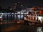 Most of the passengers were believed to have swum ashore.