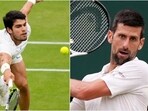 Carlos Alcaraz (L) and Novak Djokovic will battle it out in the final of Wimbledon 2023 Carlos Alcaraz (L) and Novak Djokovic will battle it out in the final of Wimbledon 2023