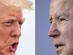 Former US president Donald Trump (left) and US President Joe Biden. Former US president Donald Trump (left) and US President Joe Biden.