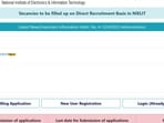 NIELIT recruitment 2023: Apply for Scientist and other posts at nielit.gov.in