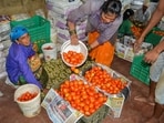 Tomatoes were sold from anywhere between  <span class='webrupee'>₹</span>80 per kg to  <span class='webrupee'>₹</span>200 per kg. (PTI file) 