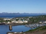 This file photo provided by Andy Varner, city administrator for Sand Point, Alaska, shows the city's harbor. A 7.2 magnitude earthquake triggered a brief tsunami advisory for southern Alaska, monitoring bodies reported late Saturday.