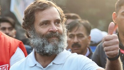 Rahul Gandhi during Congress's Bharat Jodo Yatra. Rahul Gandhi during Congress's Bharat Jodo Yatra.