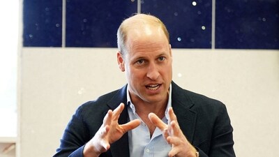 Britain's Prince William during a visit to Loftus Road. (Reuters)