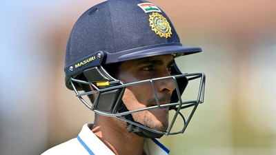 India's Shubman Gill walks back to the pavilion after his dismissal (AFP)