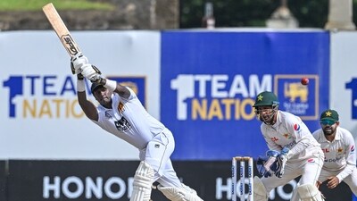Angelo Mathews plays a shot during Day one of the first Test match between Sri Lanka and Pakistan in Galle (AFP) Angelo Mathews plays a shot during Day one of the first Test match between Sri Lanka and Pakistan in Galle (AFP)
