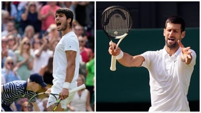 Alcaraz won the second set and the Spaniard also managed to break Djokovic's long-standing streak (AP) Alcaraz won the second set and the Spaniard also managed to break Djokovic's long-standing streak (AP)