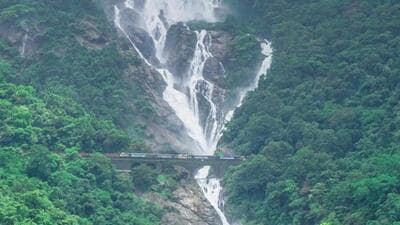 Dudhsagar waterfall in Goa (File Photo) Dudhsagar waterfall in Goa (File Photo)