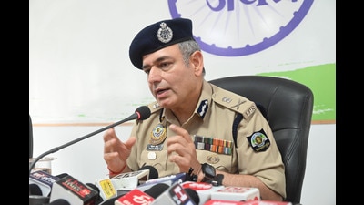 Himachal Pradesh police responded most professionally and worked tirelessly, relentlessly and ceaselessly in the face of natural calamity, director general of police (DGP) Sanjay Kundu said on Sunday. (HT Photo) Himachal Pradesh police responded most professionally and worked tirelessly, relentlessly and ceaselessly in the face of natural calamity, director general of police (DGP) Sanjay Kundu said on Sunday. (HT Photo)