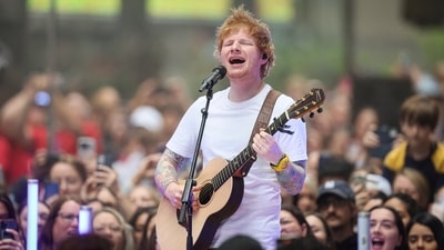 Singer Ed Sheeran performs on NBC's "Today" show at Rockefeller Center in New York, U.S., June 6, 2023.  REUTERS/Brendan McDermid (REUTERS)