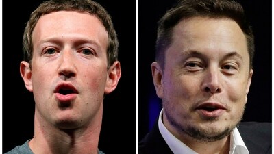 Facebook CEO Mark Zuckerberg, left, and Tesla and SpaceX CEO Elon Musk. In a now-viral back-and-forth seen on Twitter and Instagram, the two tech billionaires seemingly agreed to a “cage match” face off. (AP) Facebook CEO Mark Zuckerberg, left, and Tesla and SpaceX CEO Elon Musk. In a now-viral back-and-forth seen on Twitter and Instagram, the two tech billionaires seemingly agreed to a “cage match” face off. (AP)