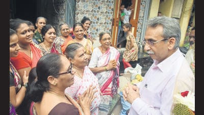 The unassuming politician’s journey began when he was elected a corporator in Dongri ward in 2002. In 2007, he became the chairman of Maulana Azad Finance Corporation and in 2009, first contested the assembly elections from the same ward. His forte, by all accounts is his easy accessibility to people, whatever the issue or crisis. (HT PHOTO) The unassuming politician’s journey began when he was elected a corporator in Dongri ward in 2002. In 2007, he became the chairman of Maulana Azad Finance Corporation and in 2009, first contested the assembly elections from the same ward. His forte, by all accounts is his easy accessibility to people, whatever the issue or crisis. (HT PHOTO)