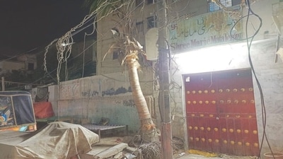 According to locals, the operation took place late Friday night while there was no electricity in the area. (Twitter) According to locals, the operation took place late Friday night while there was no electricity in the area. (Twitter)