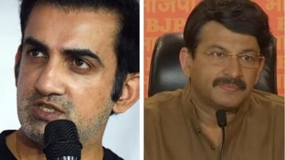 Both Gautam Gambhir and Manoj Tiwari led Delhi amid flooding, said AAP.