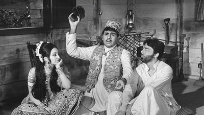Saira Banu and Dilip Kumar in a still from Sagina. Saira Banu and Dilip Kumar in a still from Sagina.