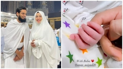 Anas Saiyad and Sana Khan's son Tariq Jamil was born on July 5. Anas Saiyad and Sana Khan's son Tariq Jamil was born on July 5.